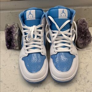 Jordan Athletic Shoes - Blue and White